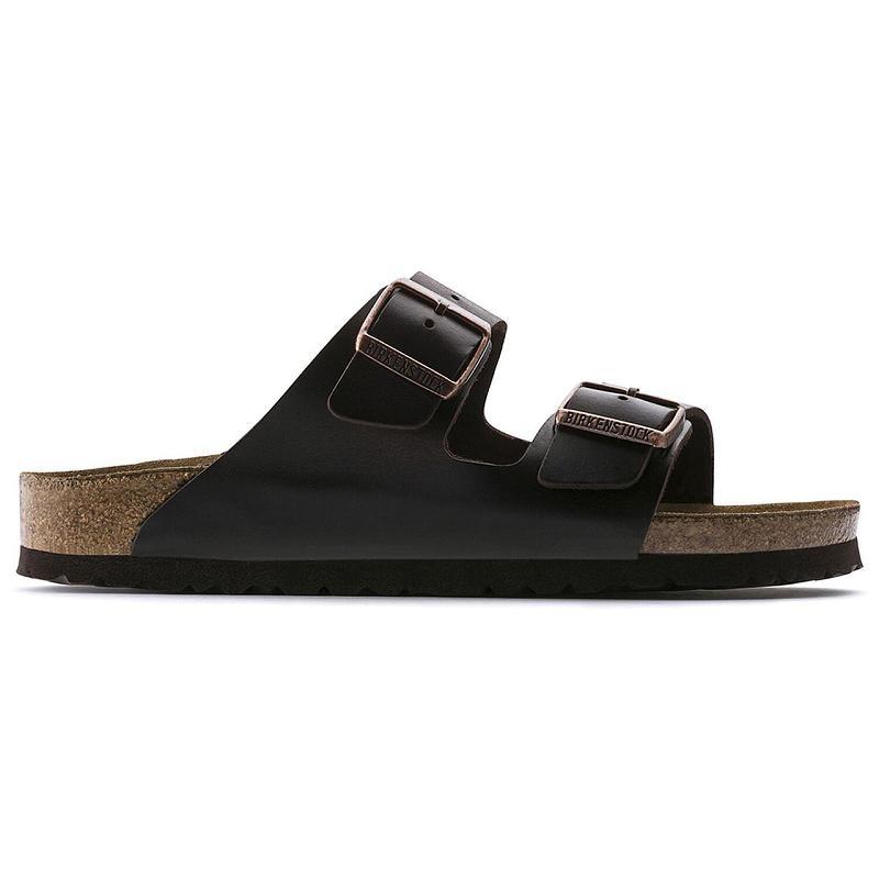 Birkenstock Soft Footbed Amalfi Læder Arizona Dame Brune | DK 71ZUT